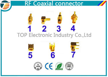 Συγκεντρωμένος ο PCB ομοαξονικός συνδετήρας MCX RG174 RF χρυσός κάλυψε το λιγότερο βάρος