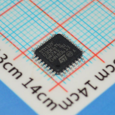 STM32F030K6T6 48MHz Cortex-M0 MCU 32KB Flash 4KB RAM 12-bit ADC 16 GPIOs LQFP-32 2.4-3.6V -40°C έως +85°C Οικονομικό