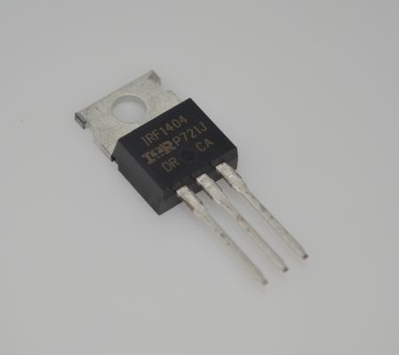 IRF1404PBF 40V 162A N-Channel MOSFET με Ultra-Low 1.7mΩ RDS ((on) TO-220 Πακέτο 100% Avalanche Tested Fast Switching High Power Density and Industrial-Grade Reliability
