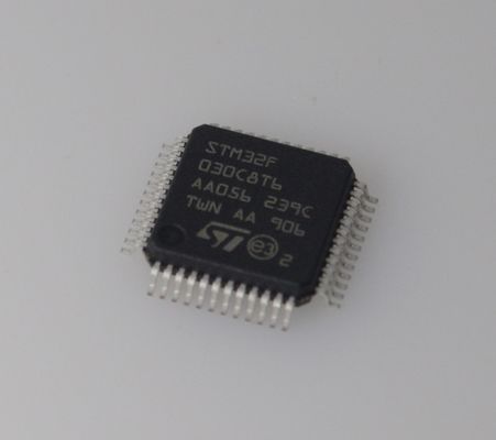 STM32F030C8T6 48MHz Cortex-M0 MCU 64KB Flash 8KB RAM 12-bit ADC χαμηλού κόστους 5V Tolerant 37 GPIOs and Wide Temp Range για ισχυρά ενσωματωμένα σχέδια