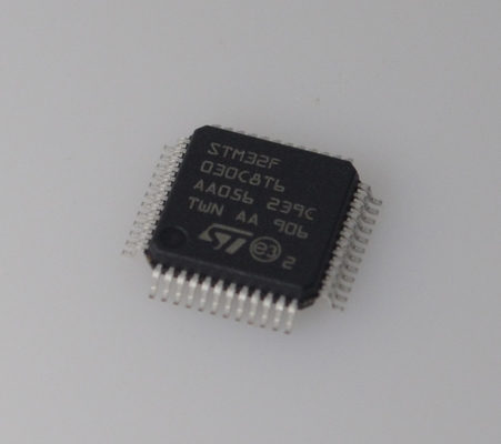 STM32F030C8T6 48MHz Cortex-M0 MCU 64KB Flash 8KB RAM 12-bit ADC Low-Cost 5V Tolerant 37 GPIOs & Wide Temp Range for Robust Embedded Designs