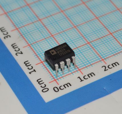 AD820AN Op-Amp 5MHz BW 16V/μs Slew Single/Dual Supply Low 1.8mA Current Rail-to-Rail Out -40°C~125°C 8-Pin DIP/SOIC Βιομηχανική ποιότητα