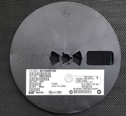 BAT54M3T5G 30V 200mA Τριπλή Δίοδος Schottky Σειράς με 1V Χαμηλό Vf 5ns Γρήγορη Εναλλαγή SOT-723 Εξαιρετικά Μικροσκοπική Συσκευασία Υψηλής Απόδοσης Χαμηλή Διαρροή AEC-Q101 Πιστοποιημένο Ταινία and Τροχός Συσκευασίας