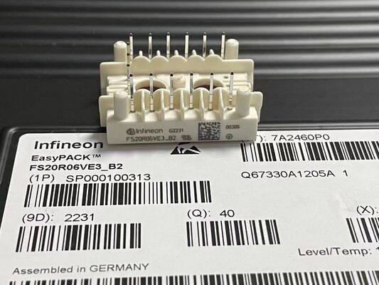 FS20R06VE3_B2 600V 20A IGBT Module Trenchstop Technology Χαμηλό VCEsat Γρήγορη Εναλλαγή Ενσωματωμένο NTC PressFIT Επαφή Υψηλή Πυκνότητα Ισχύος ECONOIM-3 για Κινήσεις