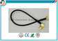 50 Ohms Pigtail RF Coaxial Cable , SMA Male Plug To MMCX Right Angle With RG174 Cable