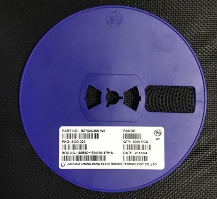 BZT52C36S Δίοδος Zener 36V 500mW Ισχύος ±5% Ανοχή Μικροσκοπική Συσκευασία SOD-323 Χαμηλό ZZT and ZZK, Ιδανική για Ρύθμιση Τάσης and Προστασία από Υπερτάσεις
