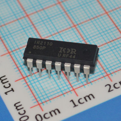 IR2110PBF ολοκληρωμένο κύκλωμα 600V υψηλό-χαμηλό οδηγό 2A κορυφαίο ρεύμα 10V-20V λογική 500ns πακέτο χρόνου ανόδου / περίπτωση 14-DIP (0,300", 7,62mm) -40 °C έως +125 °C