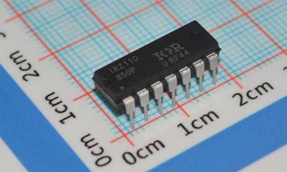 IR2110PBF ολοκληρωμένο κύκλωμα 600V υψηλό-χαμηλό οδηγό 2A κορυφαίο ρεύμα 10V-20V λογική 500ns πακέτο χρόνου ανόδου / περίπτωση 14-DIP (0,300", 7,62mm) -40 °C έως +125 °C