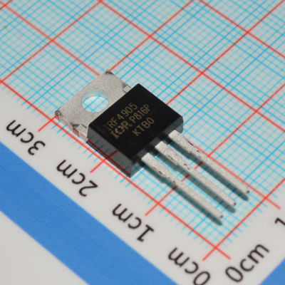 IRF4905PBF -55V P-Channel MOSFET 74A ρεύμα 0,02Ω Rds ((on) έως 220AB 175°C Μέγιστη ονομαστική χιονοστιβάδα