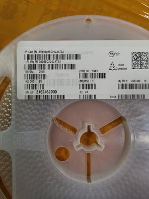 08055C224JAT2A 220nF MLCC 50V, X7R ±5% Tol 0805 -55°C έως +125°C Low ESR