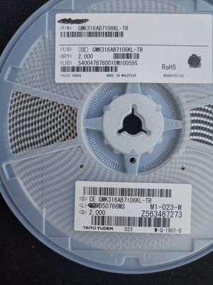 GMK316AB7106KL-TR 10μF 16V MLCC X5R 1206 ±10% Tol Χαμηλή ESR -55°C έως +85°C AEC-Q200