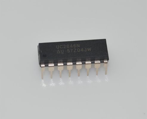 UC2846N Ελεγκτής PWM τρέχουσας λειτουργίας 500kHz, 8-40V Εισαγωγή 1A Τότεμ Πόλος DIP-16 -40°C έως +85°C