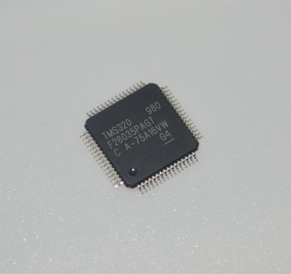 TMS320F28035PAGT 60MHz C2000 MCU 128KB Flash 12-bit ADC 16 PWM TQFP-64 -40°C έως +105°C