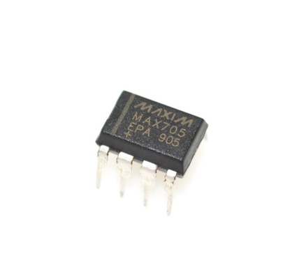 MAX705EPA Microprocessor Supervisor 4.65V Threshold 200ms Reset Pulse 5V Supply DIP-8 -40°C to +85°C
