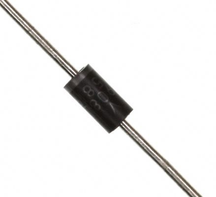 1N5819 Δίοδος Schottky 1A/40V Χαμηλή συχνότητα (0,6V) Γρήγορη αλλαγή υψηλής απόδοσης Χαμηλή απώλεια ισχύος DO-41 Πακέτο -65°C έως +125°C Πεδίο ιδανικό για προστασία πολικότητας and DC-DC μετατροπείς