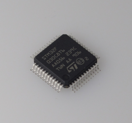 STM32F030C8T6 48MHz Cortex-M0 MCU 64KB Flash 8KB RAM 12-bit ADC Low-Cost 5V Tolerant 37 GPIOs & Wide Temp Range for Robust Embedded Designs
