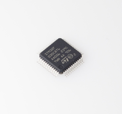 STM32F030C8T6 48MHz Cortex-M0 MCU 64KB Flash 8KB RAM 12-bit ADC Low-Cost 5V Tolerant 37 GPIOs & Wide Temp Range for Robust Embedded Designs