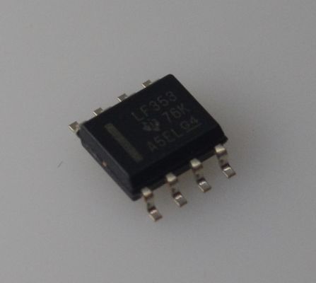 LF353DR Δύο JFET Op-Amp 4MHz εύρος ζώνης χαμηλός θόρυβος υψηλή εισροή αντίσταση ευρύ φάσμα τροφοδοσίας (± 18V) χαμηλή ισχύς γρήγορος ρυθμός στροφής TO-99 / πακέτο DIP - ιδανικό για κυκλώματα ήχου και ακριβείας