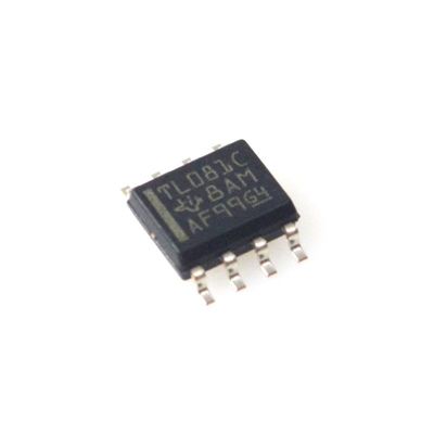 TL081CDR Ταχυκατασκευαστικός Op-Amp JFET-Input με εύρος ζώνης 3MHz, ρυθμό μεταβολής 13V/μs, χαμηλό θόρυβο, ευρύ φάσμα τροφοδοσίας ±18V, υψηλή είσοδο Z και βιομηχανικό εύρος θερμοκρασίας για κυκλώματα ακριβείας αναλογικών σημάτων.