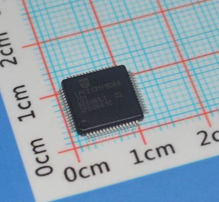 LPC2131FBD64/01,15 ARM7 MCU 32-bit RISC Core 64KB Flash 16KB RAM 60MHz Speed USB 2.0 2x UART 64-LQFP -40°C έως +85°C Βιομηχανικής Κλάσης
