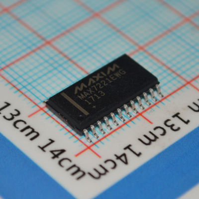 MAX7221EWG+T 8-ψήφιο LED Display Driver με SPI Interface 10MHz Serial Data Rate 2.7V-5.5V Λειτουργία Ατομικό LED Control και 24-Pin Wide SOIC Package