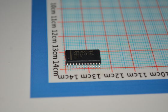 MAX7221EWG+T 8-ψήφιο LED Display Driver με SPI Interface 10MHz Serial Data Rate 2.7V-5.5V Λειτουργία Ατομικό LED Control και 24-Pin Wide SOIC Package