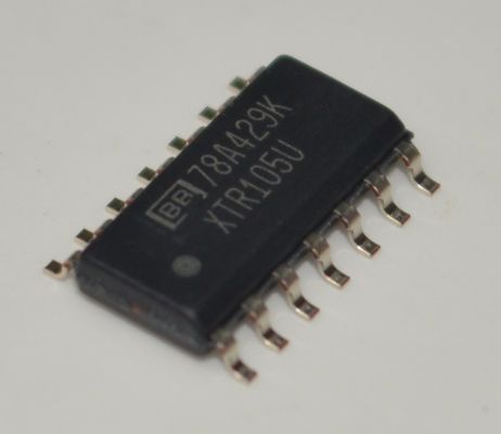 XTR105U Precision 4-20mA Μεταδότης κυκλώματος ρεύματος με γραμμική διέγερση αισθητήρα RTD, λειτουργία 2 καλωδίων Ρυθμιστής 5V 60V Συμμόρφωση 0,1% ακρίβεια και ευρεία παροχή 7,5-36V σε πακέτο SO-14