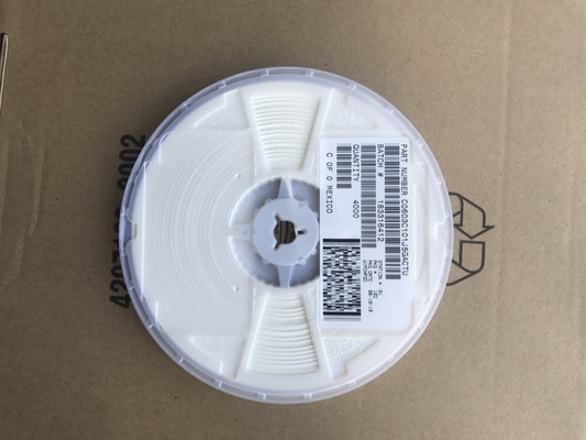 C0603C101J5GACTU 100pF 50V C0G/NP0 0603 Κεραμικός συμπυκνωτής 5% Ανώτατη ανοχή Υψηλή σταθερότητα Υπερ-χαμηλή ESR και συσκευασία ταινίας και κυλίνδρων για κυκλώματα υψηλής συχνότητας