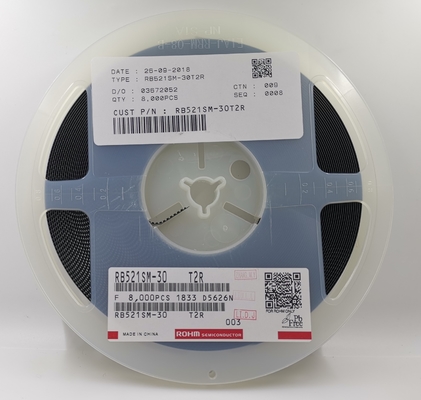 RB521SM-30 30V 200mA Δίοδος Schottky με υπερ-χαμηλή συχνότητα υψηλής ταχύτητας AEC-Q101 SOD-523 Απαλλαγμένη από αλογόντα αντίστροφη προστασία από την πολικότητα για την ηλεκτρονική αυτοκινήτου