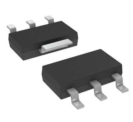 LD1117S33CTR 3.3V LDO ρυθμιστής τάσης με 1A έξοδος χαμηλή τάση πτώσης υψηλή ακρίβεια υπερεύματος και θερμική προστασία σταθερός με κεραμικούς πυκνωτές SOT-223 πακέτο