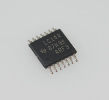 SN74LVC14APWR 6-Κανάλι Schmitt-Trigger Inverter με 1.65-5.5V Wide VCC 10ns Max tp 0.5μA Low ICC ±24mA Output Drive HBM ESD Protection TSSOP-14 Package and -40°C έως +125°C Κατηγορία