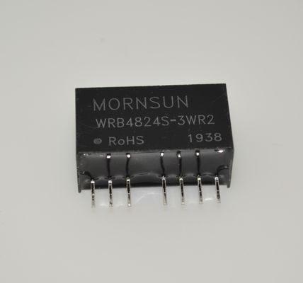 WRB4824S-3WR2 Προχωρημένη 48V 2.4kW DIN Σιδηροδρομική τροφοδοσία Υπερ-ευρεία 85-264VAC Έκδοση 300% Πύργου ισχύος, ενεργό PFC χαμηλής διαρροής ρεύματος -40°C έως +85°C Λειτουργία IP67 Προστασία C1/C2 Ανοσία & 5G Ready