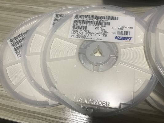 C0603C475K8PACTU MLCC 4.7µF 10V X7R 0603 Κεραμικός Πυκνωτής Υψηλής Χωρητικότητας Σταθερής Απόδοσης Συμμόρφωση RoHS και Αυτόματης Βαθμολογίας AEC-Q200