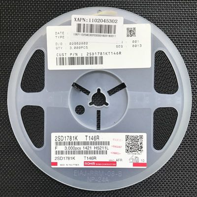 2SD1781KT146R 2A 160V NPN Τρανζίστορ με High hFE 120-240 625mW Ισχύς Χαμηλού Θορύβου Ενσωματωμένη Δίοδος SOT-89-3 Συσκευασία Halogen-Free Συσκευασία Ταινίας and Τροχού