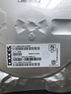AZ431AN-ATRE1 2.5-36V Ρυθμιστής Shunt με ±0.5% Ακρίβεια 100mA Sink Χαμηλής Εμπέδησης SOT-23-3 -40°C έως +105°C AEC-Q100 Tape and Reel