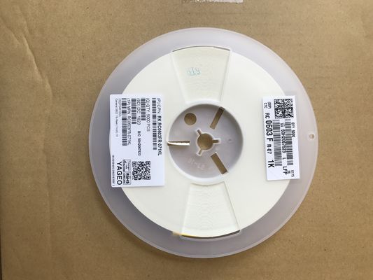 RC0603FR-071KL 1kΩ Chip Resistor 0603 Case 1% Tolerance 100ppm/°C TCR 1/10W Rating Thin Film Technology Halogen-Free RoHS Compliant for Precision Circuits