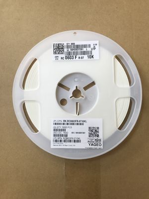RC0603FR-0710KL 10kΩ Αντίσταση Ακριβείας 0603 Case 1% Ανοχή ±100ppm/°C TCR 1/10W Βαθμολογία Thin Film Technology Halogen-Free Συμμόρφωση RoHS για Κυκλώματα Pull-up & Αισθητήρων