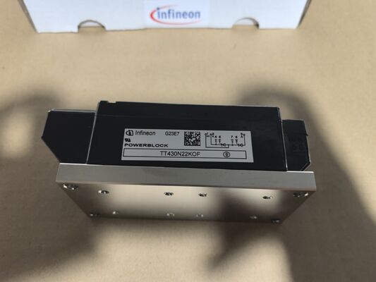 TT430N22KOFXPSA1 2200V 430A HiPak Module Χαμηλό Vce(sat) Υψηλή Ανθεκτικότητα σε Βραχυκύκλωμα Χαμηλές Απώλειες Μεταγωγής Χαμηλή Επαγωγή Τεχνολογία Press-Fit Για Μετατροπείς Υψηλής Ισχύος και Έλξη Σιδηροδρόμων