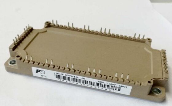 7MBR100VN120-50 1200V 100A Μονάδα PIM Ολοκληρωμένη Διορθωτής και Inverter Χαμηλών Απωλειών Υψηλής Μόνωσης Ενσωματωμένο NTC Συμπαγές Πακέτο Για Βιομηχανικές Κινητήριες Μονάδες και UPS