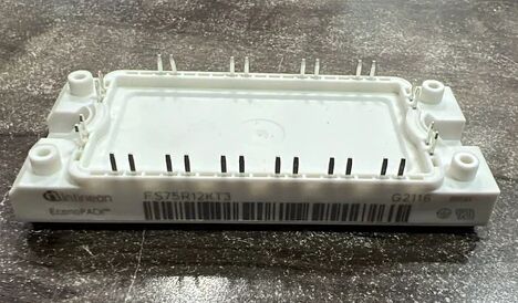 FS75R12KT3 1200V 75A μονάδα IGBT Trenchstop IGBT3 Fast EmCon Diode Sixpack Configuration Ενσωματωμένο NTC Χαμηλής Επαγωγής Υψηλής Πυκνότητας Ισχύος EconoPACK™2 για Drives