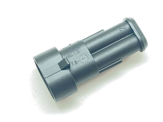 282104-1 2 Θέσεων 5.0mm Pitch Κεφαλίδα Καλωδίου-προς-Πλακέτα Κάθετη Διάτρητη Θηλυκωτή με Κλείδωμα Τριβής Πολωμένη UL 94V-0 για Τροφοδοτικά και Βιομηχανικούς Ελέγχους