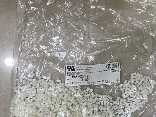 PAP-02V-S 2 Θέση 2.0mm Πίτσα Συνδέσμος Σώμα PA σειρά Πιεστή Συμπίεση Τερματισμός Θετική κλειδαριά Συμπίεση 3A Αξιολόγηση 100V AC για Wire-to-Board και εφαρμογές υψηλής πυκνότητας