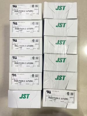 S02B-PASK-2 2 Θέσεων 2.0mm Pitch Header PA Series Top Entry Through Hole Tin Plating 3A Rating 100V AC για Wire-to-Board και Συμπαγή Ηλεκτρονικά