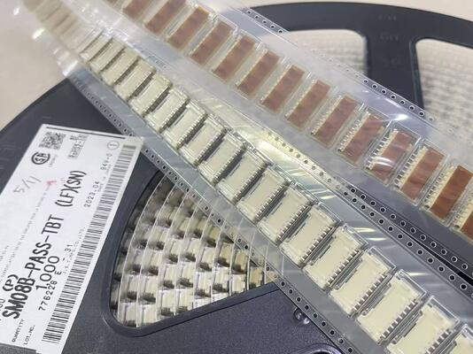 SM08B-PASS-TBT Συμπίεστο, ανθεκτικό, ασφαλές, χωρίς συγκόλληση, ευέλικτο και αξιόπιστο, ιδανικό για περιορισμένους χώρους που απαιτούν σταθερές συνδέσεις PCB