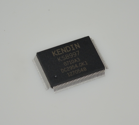 KSZ8997 9-Port 10/100 Διαχειριζόμενος διακόπτης με ανίχνευση ενέργειας QoS VLAN Auto-MDI/MDIX 3.3V λειτουργία Industrial Temp (-40°C έως +85°C) 128-pin πακέτο PQFP και προηγμένη διαχείριση κυκλοφορίας